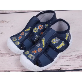 Chlapecké bačkory Bačkůrky botičky plátěnky Anatomic footwear FLEXIBLE TOOLS BIG s nářadím velikost: 22