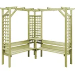 vidaXL 44950 rohová pergola s lavicí…