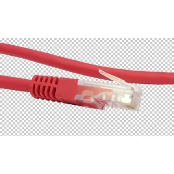 PC ventilátor PRIMECOOLER patchkabel RJ45 0,25M CAT5E UTP26# CCA red