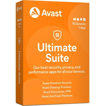Antivir Avast Ultimate MD 10 zařízení 1 rok