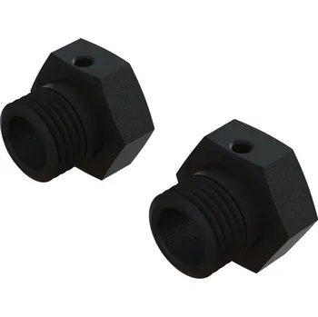 RC vybavení 1:7 Arrma Firearm 6S BLX 4WD: Šestihranný unašeč 17mm, 16,5mm, hliník, černý (2 ks)