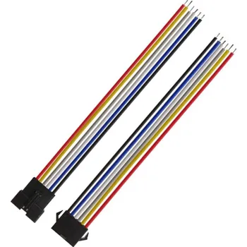 Vývojová deska JST SM 6P 2,54mm vodiče samec + samice - 200 mm