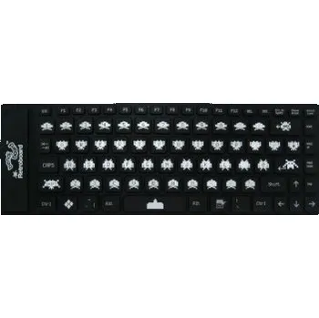 Klávesnice PRIME Bendiboard flexibilní klávesnice - Space Invaders