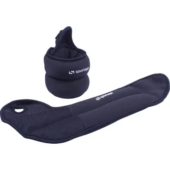 Zátěžové oblečení Neoprénové závaží na zápěstí Sportago 2x0,5 kg, černé