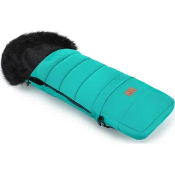 HappyBee Combi s kožíškem, Turquoise