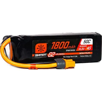 RC náhradní díl Spektrum Smart G2 LiPo 14.8V 1800mAh 50C IC3 - expresní doprava