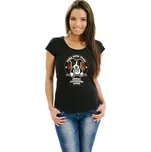 Striker Dámské tričko americký stafordšírský terier černé M