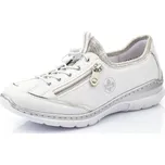 DÁMSKÉ POLOBOTKY RIEKER L32P2-80 BÍLÁ Barva: BÍLÁ, Velikost: 42