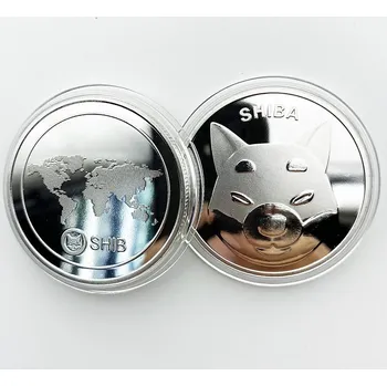 Přívěsek Mince Shiba Stříbrná