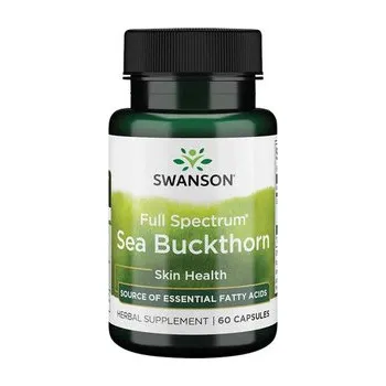 Swanson Full Spectrum Sea Buckthorn Doplněk stravy pro zdraví kůže 60 ks, kapsle