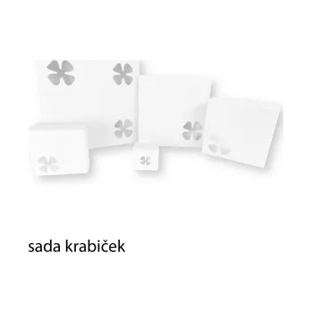 Archivační box BV čtyřlístek sada