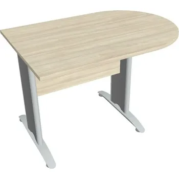 Kancelářský vozík HOBIS přídavný stůl jednací oblouk - CP 1200 1, akát + doprava zdarma