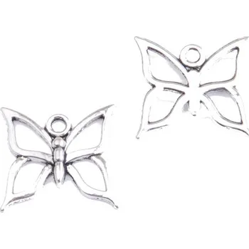 Přívěsek Přívěsek MOTÝL, 18x18mm, 2ks