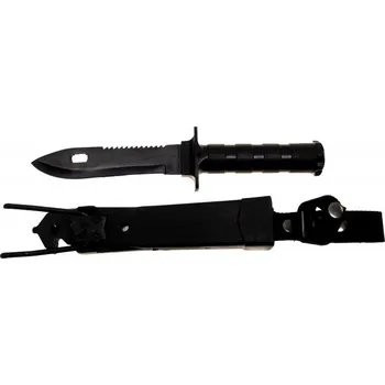 Vybavení pro přežití MFH Nůž na přežití - pathfinder - černá - plastová rukojeť