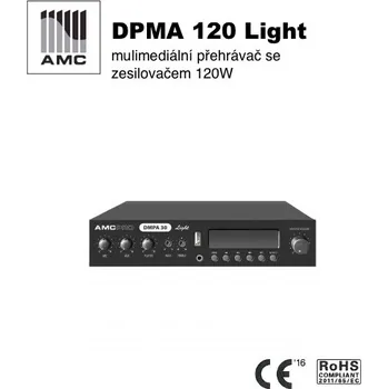 Hi-Fi Zesilovač AMC mixážní zesilovač s přehrávačem médií 120 W - DMPA 120 light