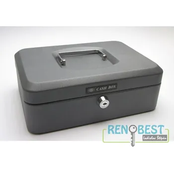 Trezor SATOS Příruční pokladna SR 4 8933H 250x180x90 Barva: šedá