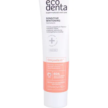zubní pasta Ecodenta Sensitive Whitening Toothpaste Omyadent 100 ml