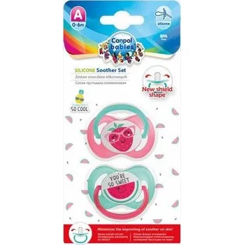 Sada 2 ks symetrických dudlíků, 0 - 6 m, - So Cool