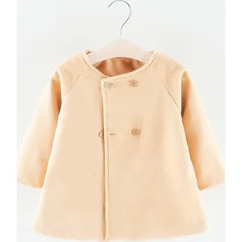 Kojenecká bunda Kojenecký jarní - podzimní kabátek (6 měsíců - 4 roky) Věk: 6M, Barva: Krémová