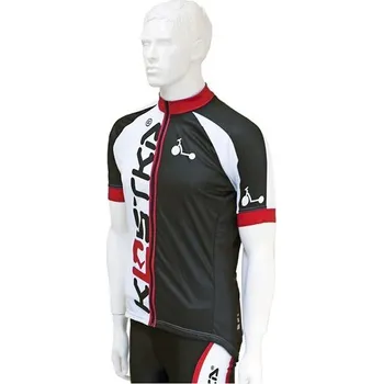 cyklistický dres Cyklistický dres KOSTKA Černý Velikost 164