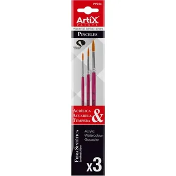 Umělecký štětec Artix Paints Sada štětců Artix 3ks/č.10, 7, 3