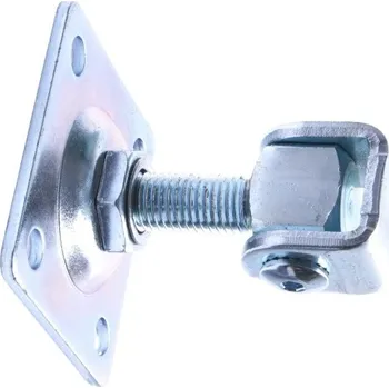 pant EU Nerezový pant PASD16.SS seřiditelný pant na vrata s přírubou k přišroubování, M16