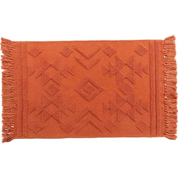 Koberec Douceur d'intérieur Oranžový koberec s třásněmi CIALOS, 60 x 90 cm