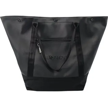 Kabelka Lullalove Velká taška shopperka - Černá eko kůže