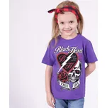Dětské Triko BLACK HEART DRAIN Barva: Fialová, Velikost: 3-4-R