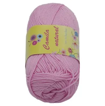 Příze Příze CAMILA natural 50g / 125 m světle růžová