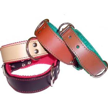 Obojek pro psa Chopo obojek široký podšitý do 50cm BELLA Barva: Hnědá