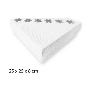 Dárková krabička BV kytička 25 x 25 x 8 cm