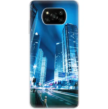 Pouzdro na mobilní telefon Odolné silikonové pouzdro iSaprio - Night City Blue - Xiaomi Poco X3 Pro / X3 NFC