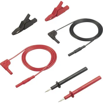 Měřicí kabel SKS Hirschmann MMS 2020 sada bezpečnostních měřicích kabelů lamelová zástrčka 4 mm lamelová zástrčka 4 mm 1.00 m černá, červená 1 ks