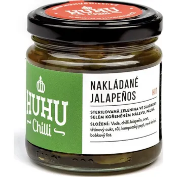konzervovaná zelenina Huhu Chilli Nakládané jalapeños 65 g