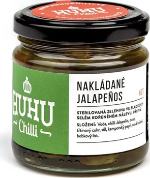 Nakládaná potravina Huhu Chilli Nakládané jalapeños 65 g