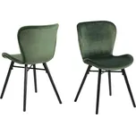 Jídelní židle Batilda tmavě zelená