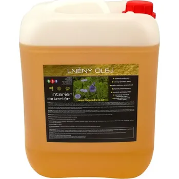 Olej na dřevo BBB barvy Lněný olej rafinovaný 10 L