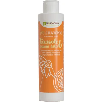 Šampon laSaponaria Šampon se slunečnicí a sladkým pomerančem Bio 200 ml
