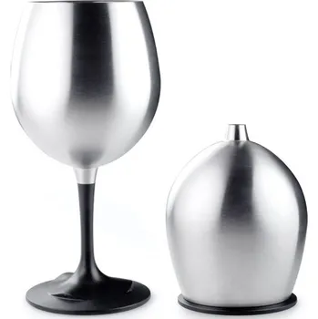 Kempingové nádobí Nerezová sklenice na víno GLACIER STAINLESS NESTING REDWINE GLASS