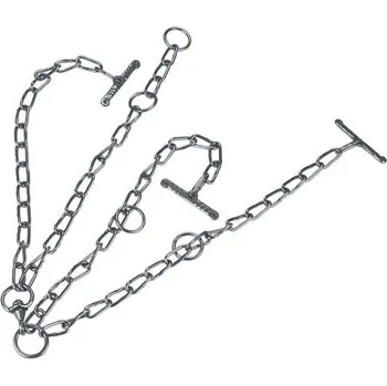DRIML Řetěz vázací pro krávy, leštěný, článek d 7mm, obrtlík, délka dvojitého úvazu 70 cm, obvod krku 120 cm
