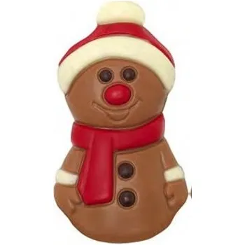 Čokoláda Leonidas Sněhuláček mléčný (belgická čokoláda cca 15g)