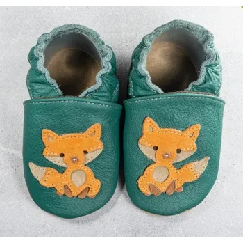 Capáčky Kožené capáčky baBice - Liška s podlepením EUR 24