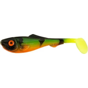 Rybářský háček Gumová Nástraha Abu Garcia Beast Perch Shad 10cm Fire Tiger