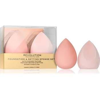 Houbička na make-up Makeup Revolution Conceal & Fix houbička na make-up 2 ks