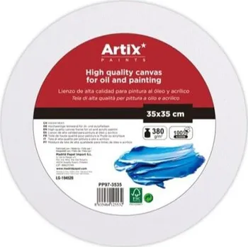 Malířské plátno Main Papel S.L. Malířské plátno kulaté ⌀35cm 380g/m2