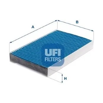 Ventilátor topení a klimatizace Filtr, vzduch v interiéru UFI 34.111.00