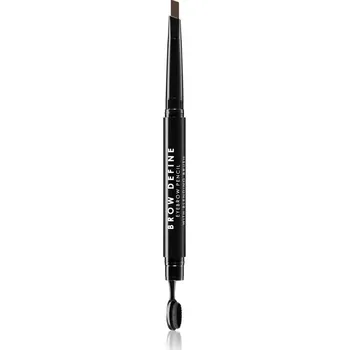 Tužka na obočí MUA Makeup Academy Brow Define tužka na obočí s kartáčkem odstín Dark Brown 0,25 g