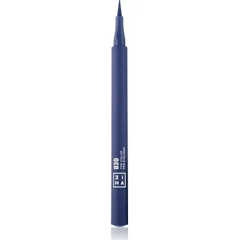 Oční linky 3INA The Color Pen Eyeliner oční linky ve fixu odstín 830 - Navy blue 1 ml