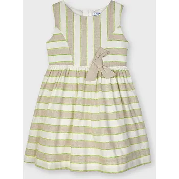 Dívčí šaty Dívčí lněné šaty Mayoral 3919 Velikost: 3 roky (98 cm)